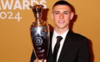 Angleterre: Phil Foden élu "Joueur de l'année" par ses pairs